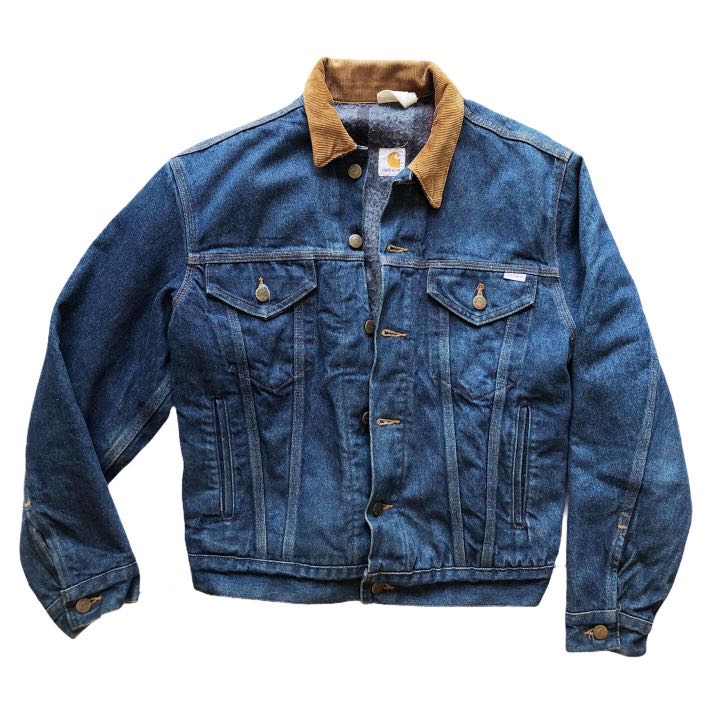 Carhartt denim 2025 trucker jacket