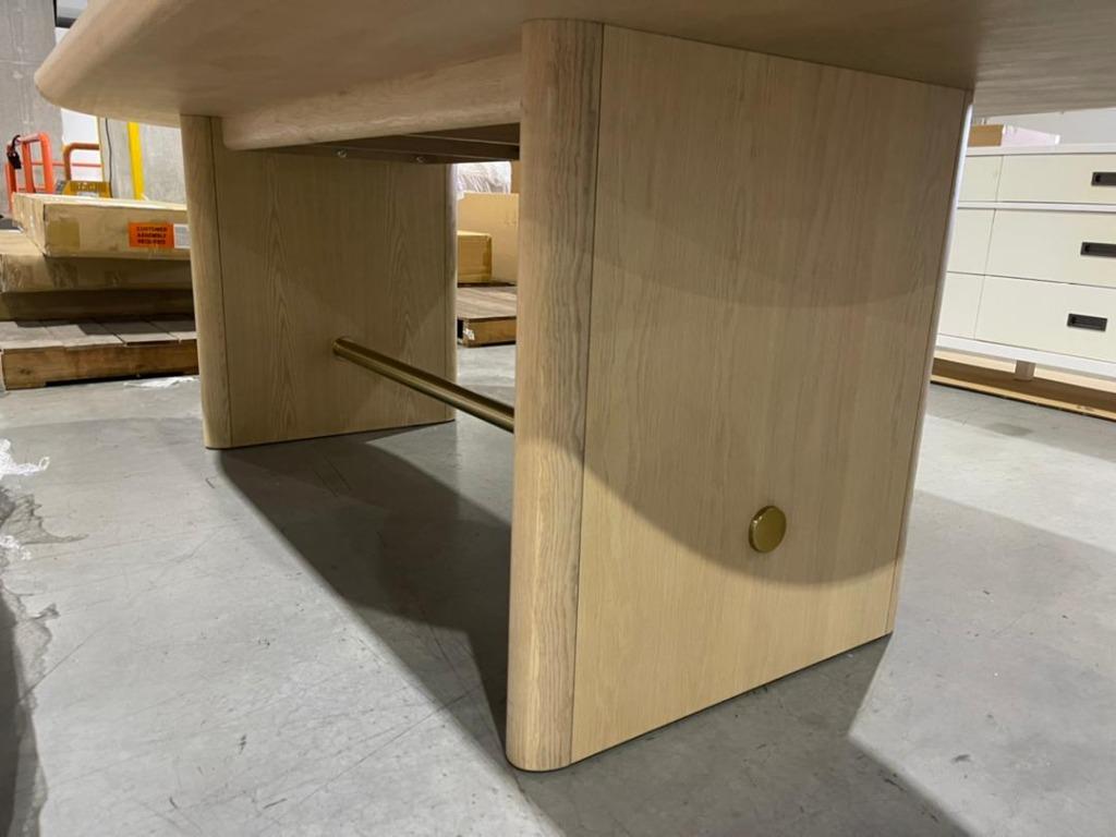 Crate & Barrel Dining Table Oli, Furniture & Home Living, Furniture