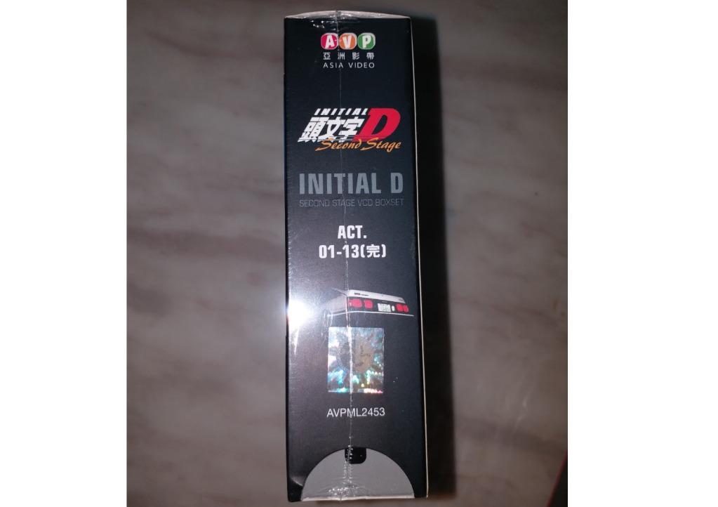 日本動畫《頭文字D Second Stage》Initial D 卡通片VCD 共13集