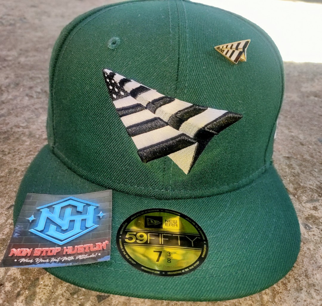 Dark Green Paper Planes 59fifty, Men's 