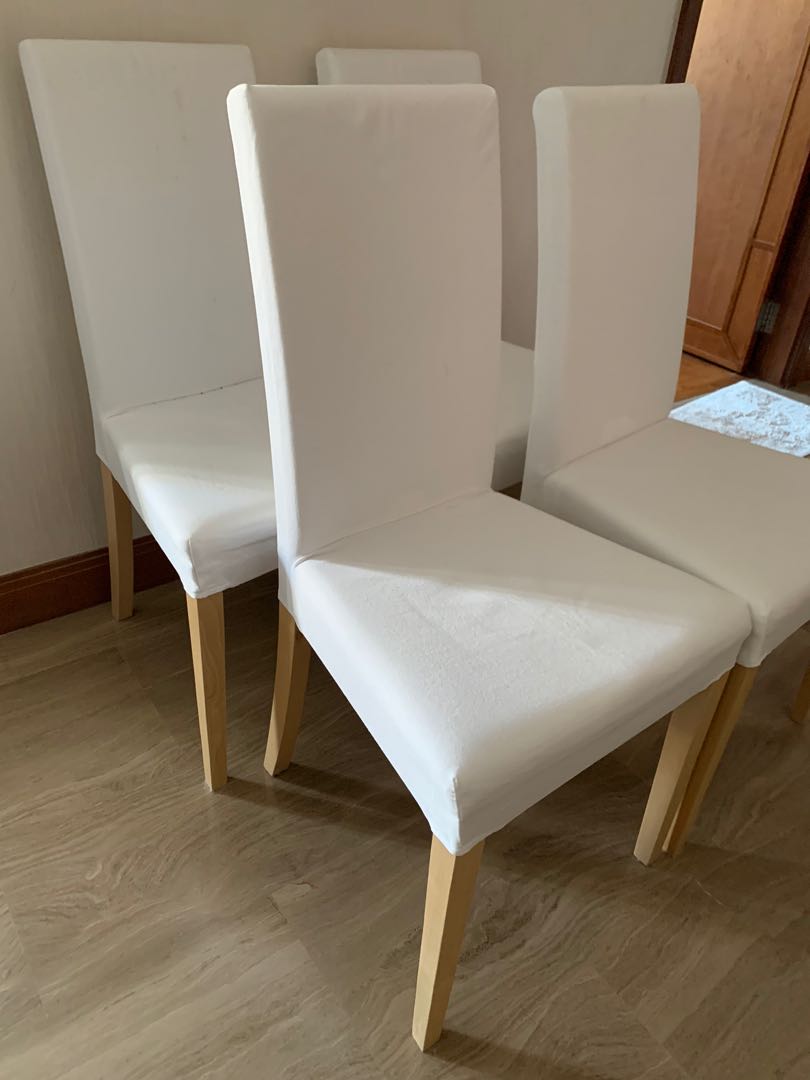 Dining Chairs X 4, Furniture & Home Living, Furniture, Chairs on Carousell