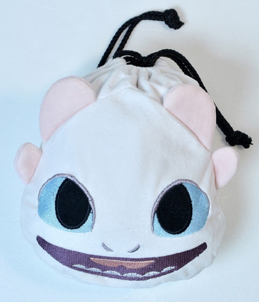 DreamWorks Koukou Light Fury How to Train Your Dragon Drawstring Bag