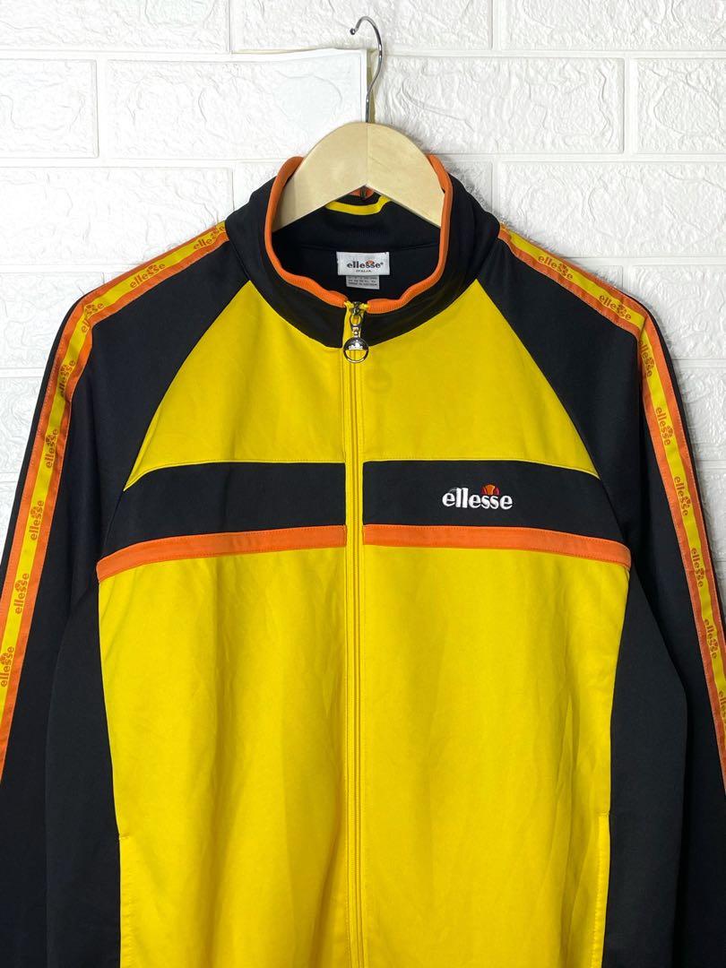 Ellesse yellow clearance fluffy jacket