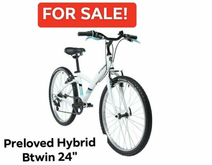 Btwin Original 100, Hybrid Bike, 24, Kids 4'5 To 4'11, 49 OFF