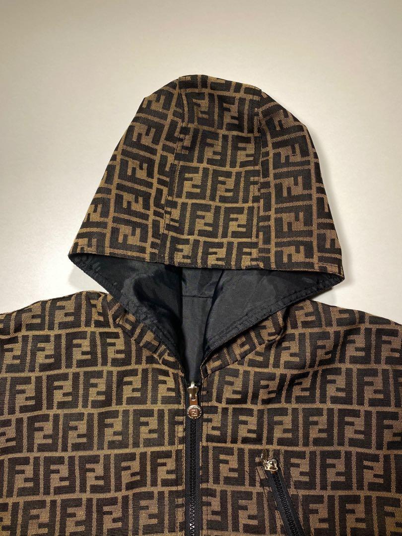 Fendi Zucca Reversible Jacket, Men's Fashion, Coats, Jackets and Outerwear  on Carousell