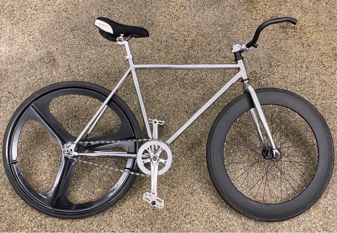Chrome fixie bike outlet