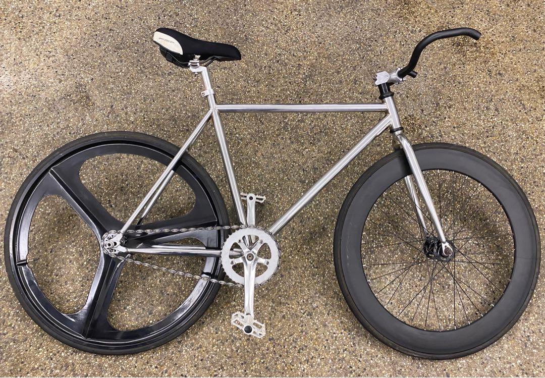 Fixie Bike Chrome Frame 55cm
