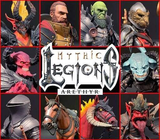 Four Horsemen Mythic Legions 四騎士神話軍團arethyr 炎魔wave 興趣及遊戲 玩具 遊戲類 Carousell