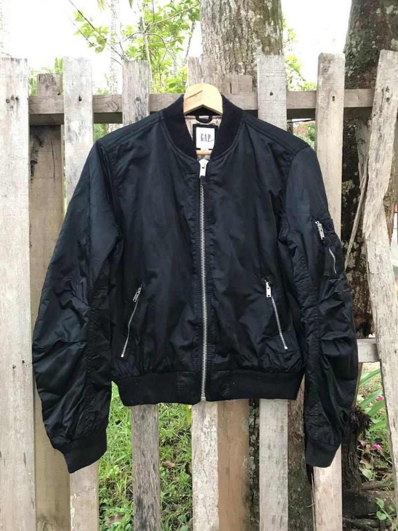 Gap long bomber jacket hotsell