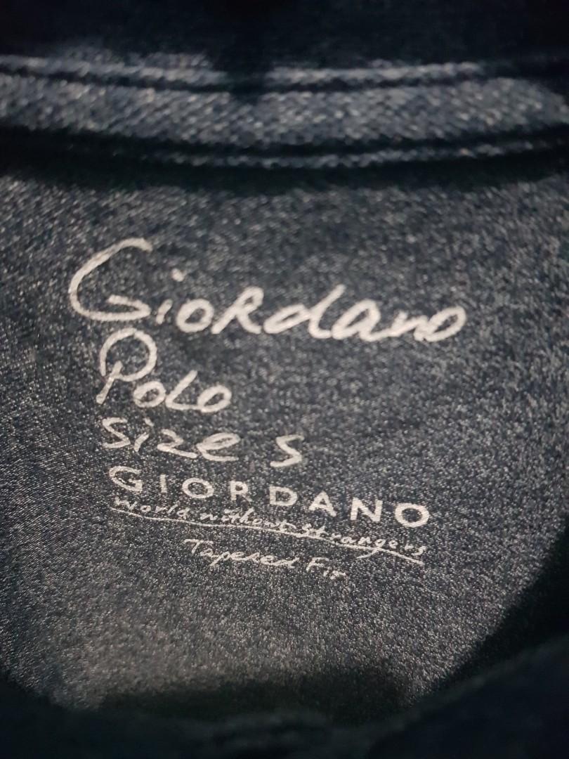 Giordano polo shirt (Category: Tshirts & Polo Shirts ) located in Manila. Submitted by markrianne (Listing ID 1090346939, Image 2). Description: Giordano Polo shirt (Navy blue jeans) W18.5 L26.5 Excellent condition 300 Pick up: Cainta or Binangonan Shipping shoulder by buyer.