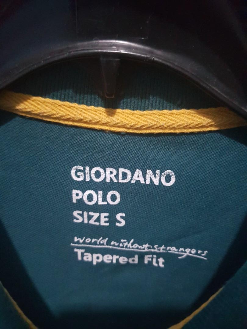 Giordano polo shirt (Category: Tshirts & Polo Shirts ) located in Manila. Submitted by markrianne (Listing ID 1090347418, Image 2). Description: Giodano Polo shirt (Dark Green) W18 L27 Good condition (pinhole) Pick up: Cainta or Binangonan Shipping shoulder by buyer.