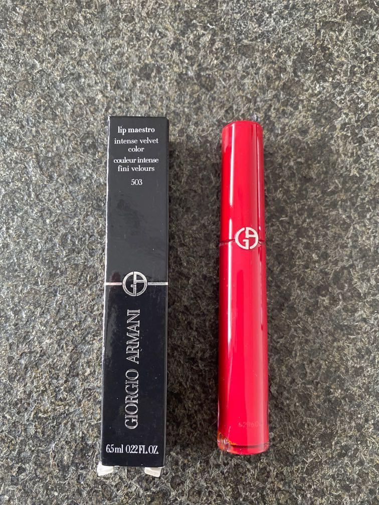 armani lip maestro 503