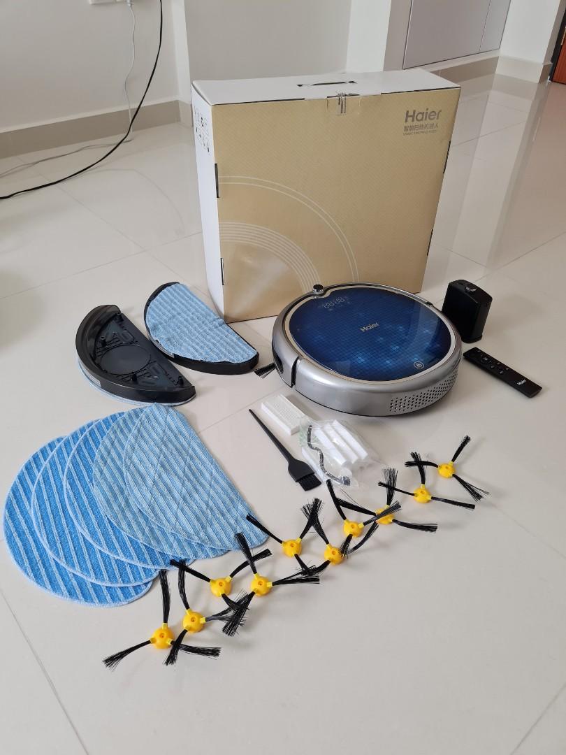 Haier Sweeping/ Vacuum Robot (TABQT330B) with lots of spare