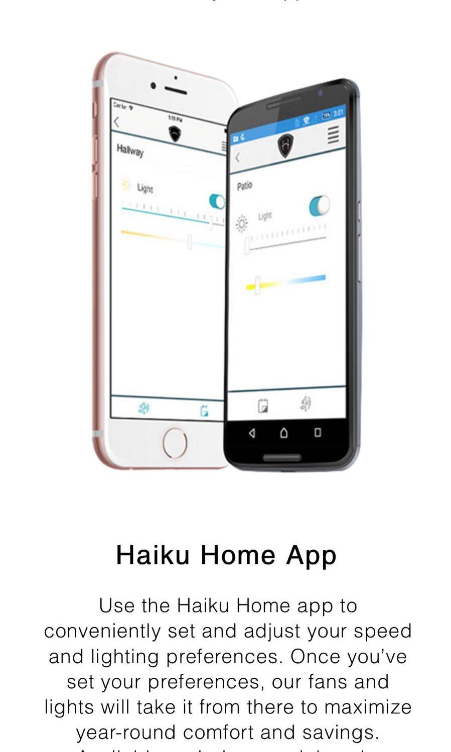 Haiku Fans Now Work With Google Assistant R googlehome 45 OFF