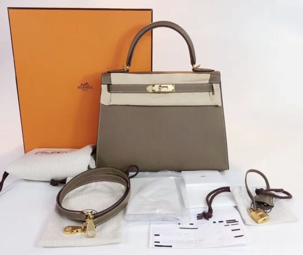 Vert Criquet Epsom Leather Sellier Birkin 25 Palladium Hardware, 2020, Handbags & Accessories, 2021