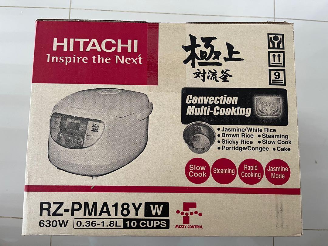 Hitachi convection multi cooker RZ PMA18Y / rice cooker / steamer / slow cooker, TV & Home