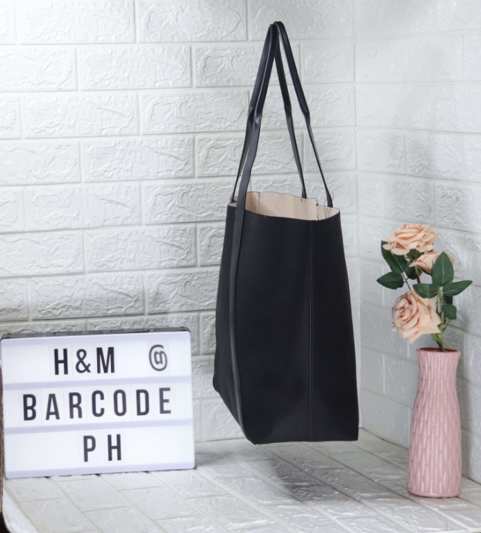Black tote bag h and m top