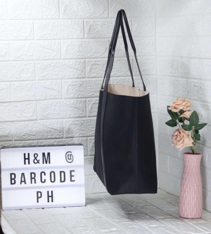 Black shopper bag h&m Clearance