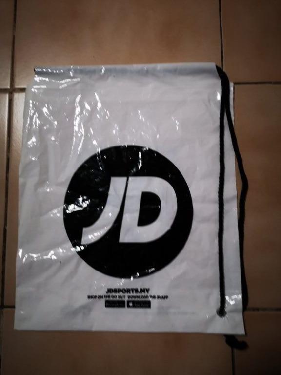 JD Sports Plastic Drawstring Bag (Malaysia Edition), Men's Fashion