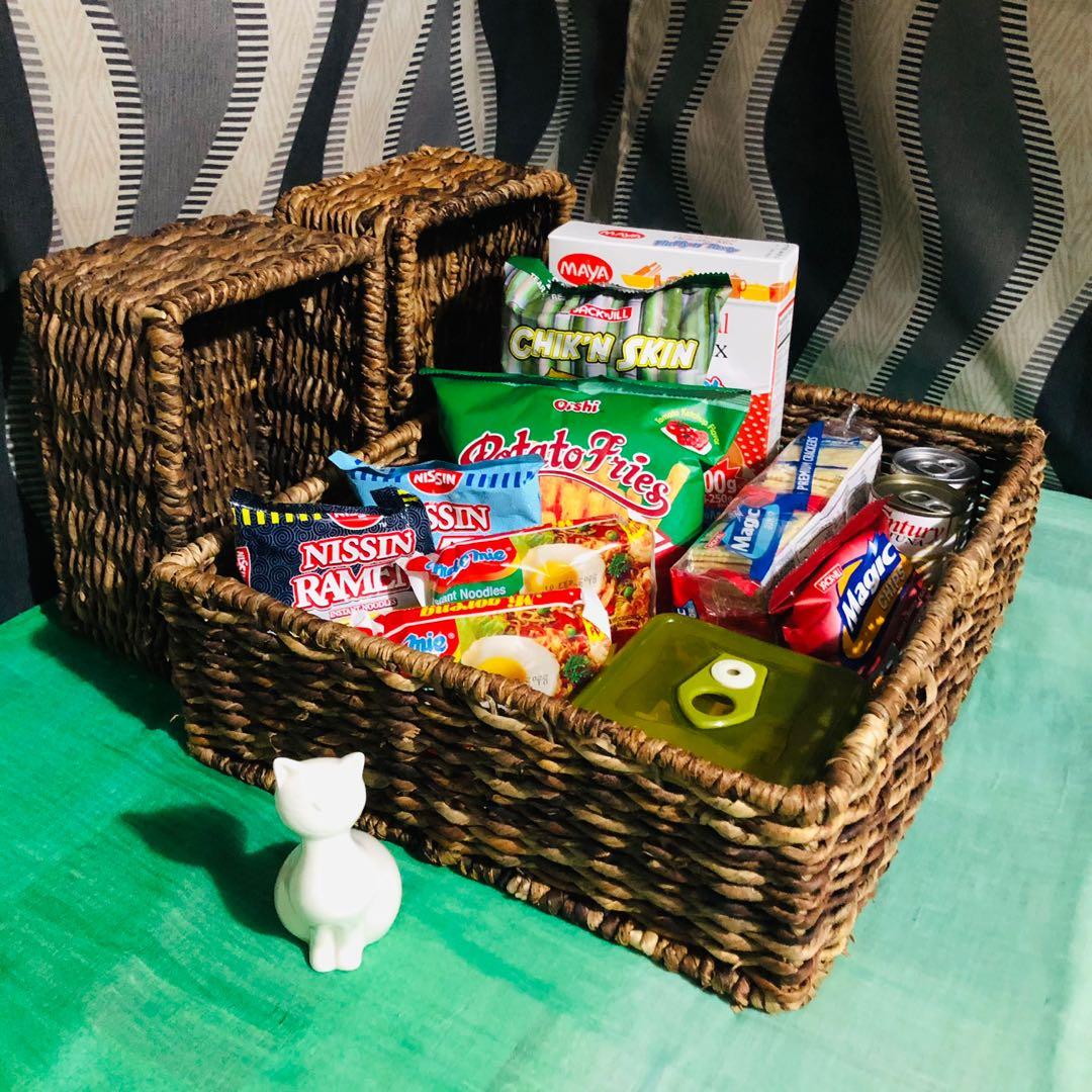 Katoto Basket Made of Abaca Storage Organizer Native Basket