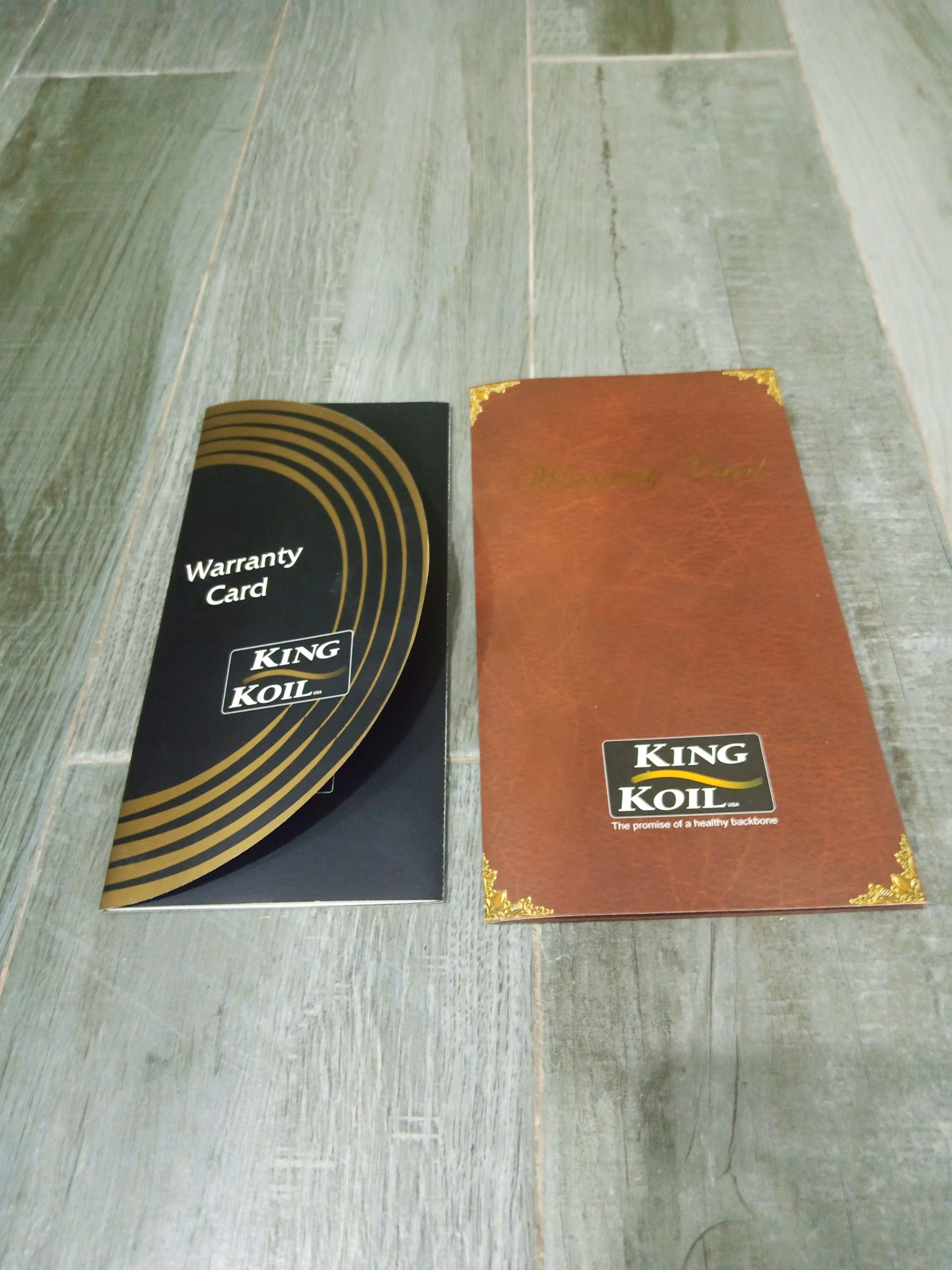 King Koil Like New With Certificate N Warranty Card Baru Pakai 3 Bulan Perabotan Rumah Di Carousell