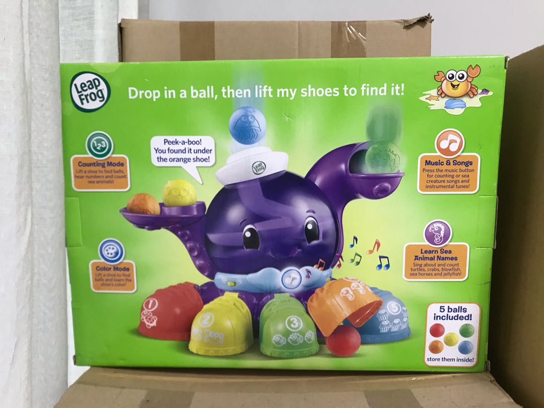 Leapfrog peek a shoe octopus store
