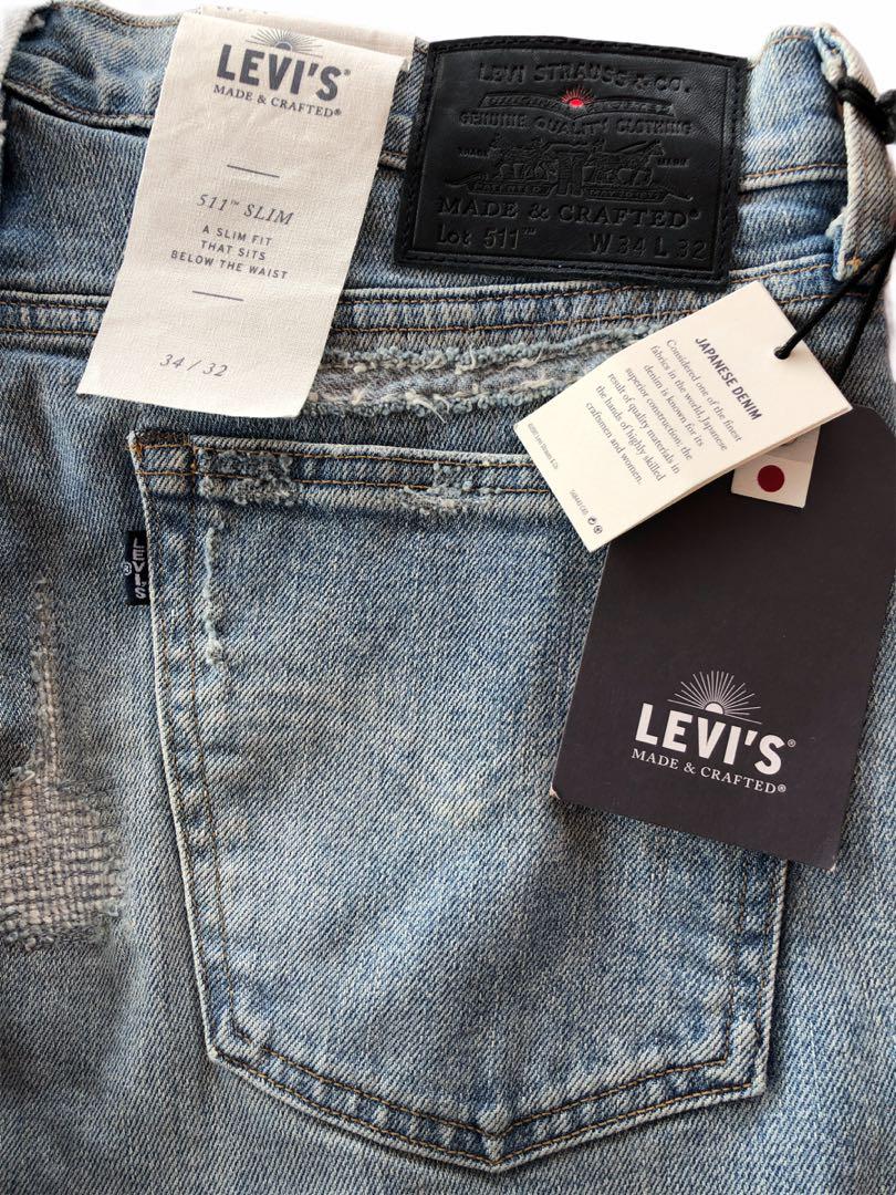 LEVIS LMC 511 SLIM FIT SELVEDGE MADE IN JAPAN, Men's Fashion, Bottoms,  Jeans on Carousell