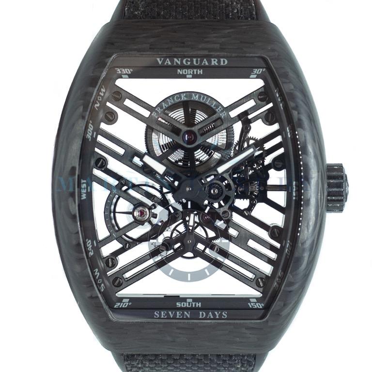 Franck muller deals vanguard skeleton carbon