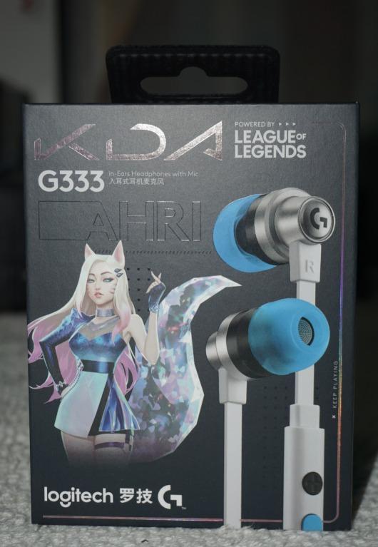 Logitech G333 KDA Limited Edition In-Ear Gaming Earphones with Mic, Audio, Earphones  on Carousell