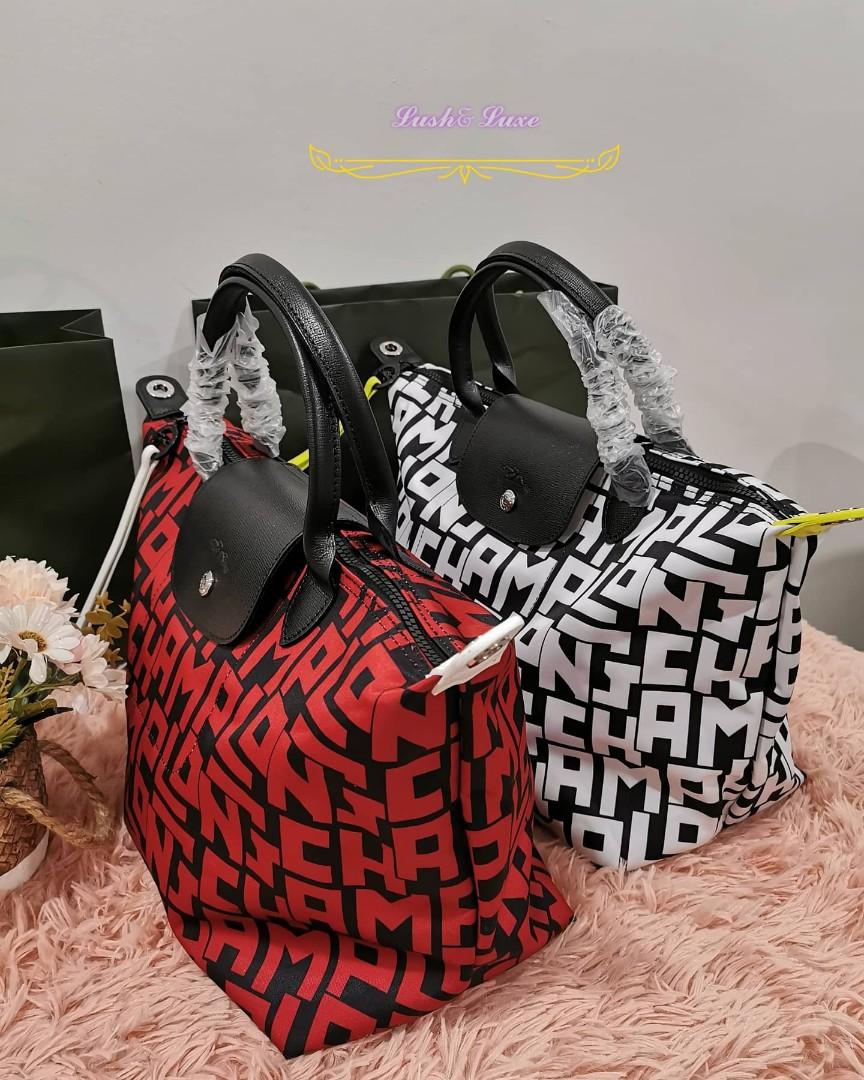 Le pliage top medium nylon tote