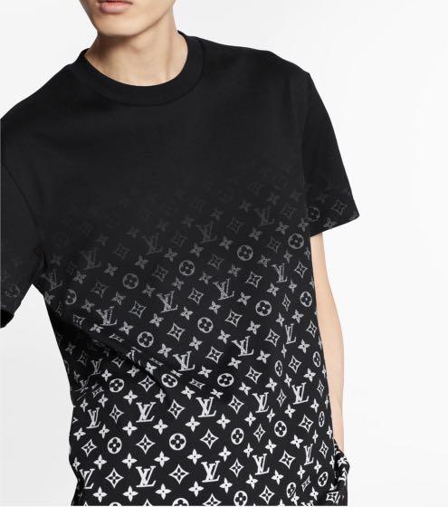 Louis Vuitton LV Monogram gradient T-shirt, Men's Fashion, Tops & Sets,  Formal Shirts on Carousell