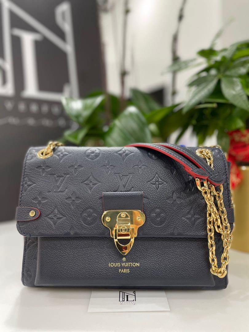 Vavin leather handbag Louis Vuitton Grey in Leather - 24970197