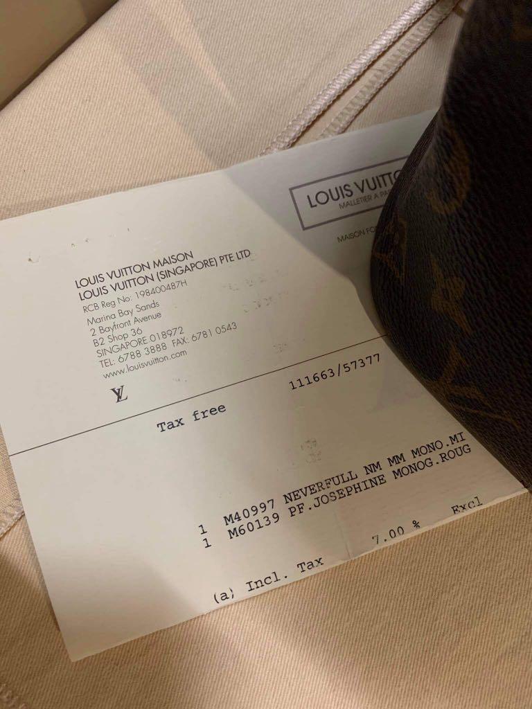 Misc Louis Vuitton Louis Vuitton Monogram Neverfull mm Pouch Accessory Pouch Mimosa LV Auth EP1100