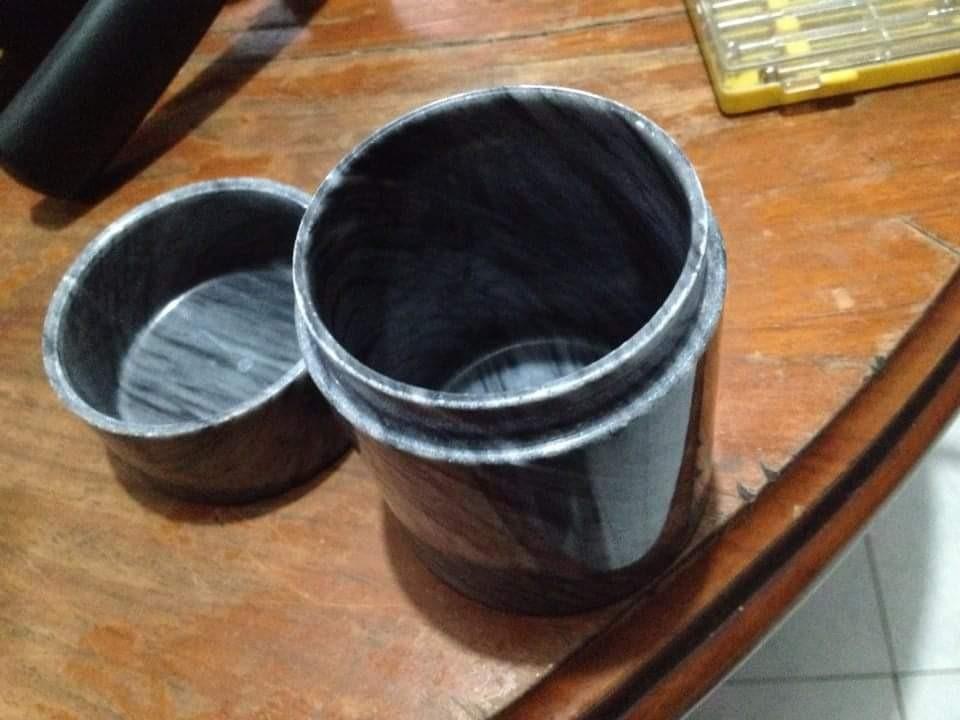 Marble Stone pet urn (Category: Vases & Decorative Bowls) located in Quezon City. Submitted by toys_r_here (Listing ID 1090338880, Image 2). Description: marble Stone kanister For sale As is po What you see is what you get Pa check nlng ng condition sa pics First to pay gets the item Meet or ship pwed Qc area near quezon ave. Pm me for more questions. Payment pwede bdo bpi gcash. By.