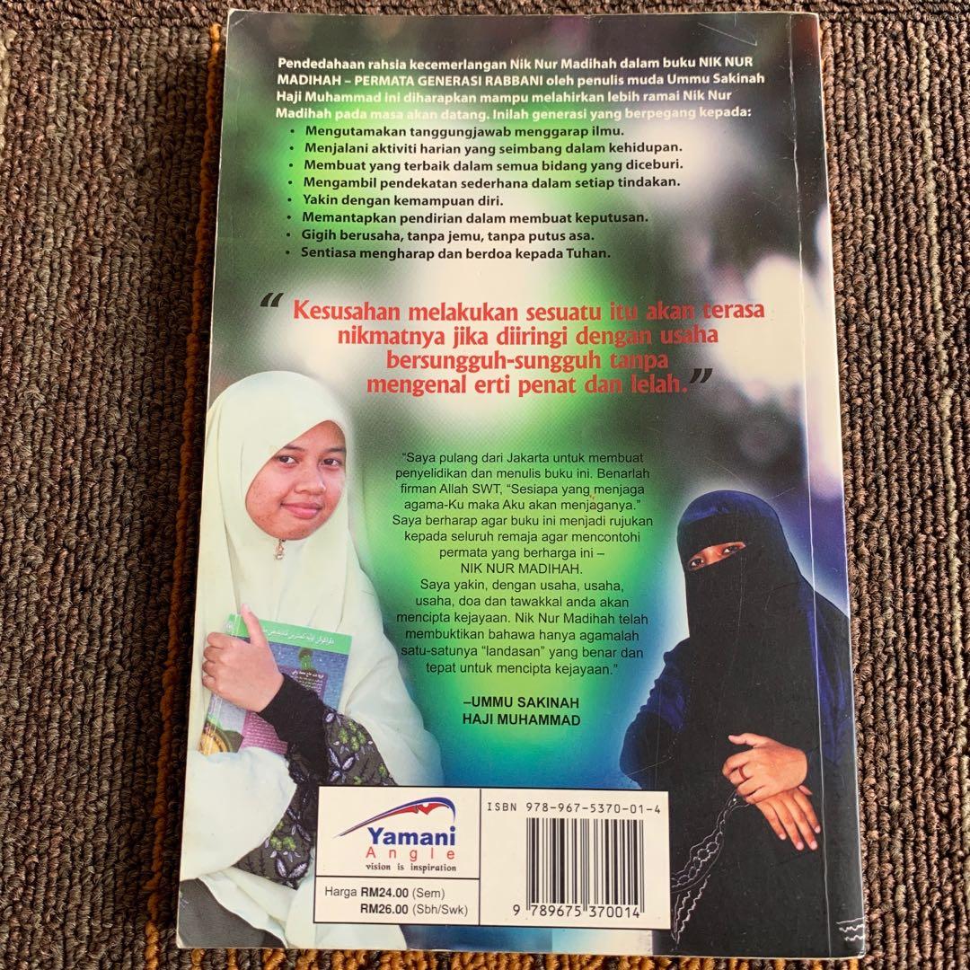 Nik Nur Madihah Permata Generasi Rabbani Ummu Sakinah Muhammad Books Stationery Books On Carousell