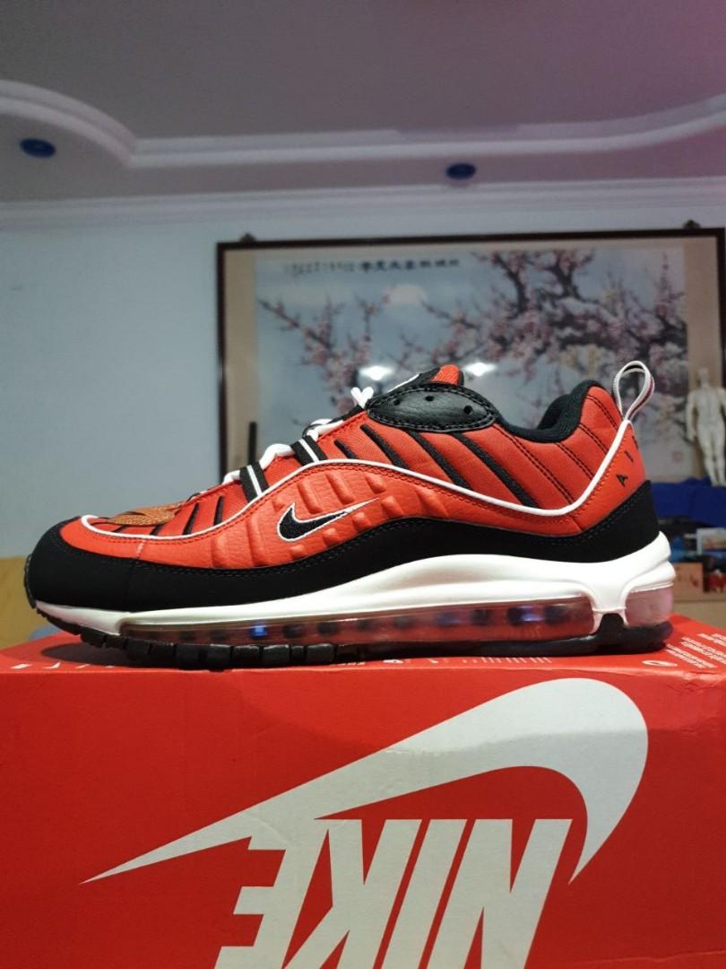 Air max on sale 98 red black