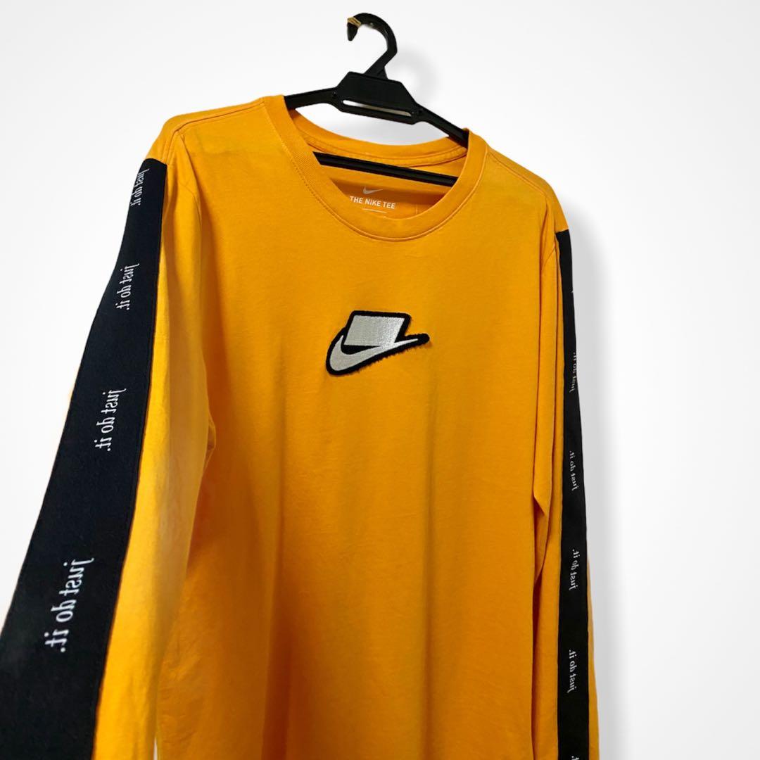 Nike Long Sleeve Reflective Taped t shirt. Size M Men s Fashion Tops Sets Tshirts Polo Shirts on Carousell