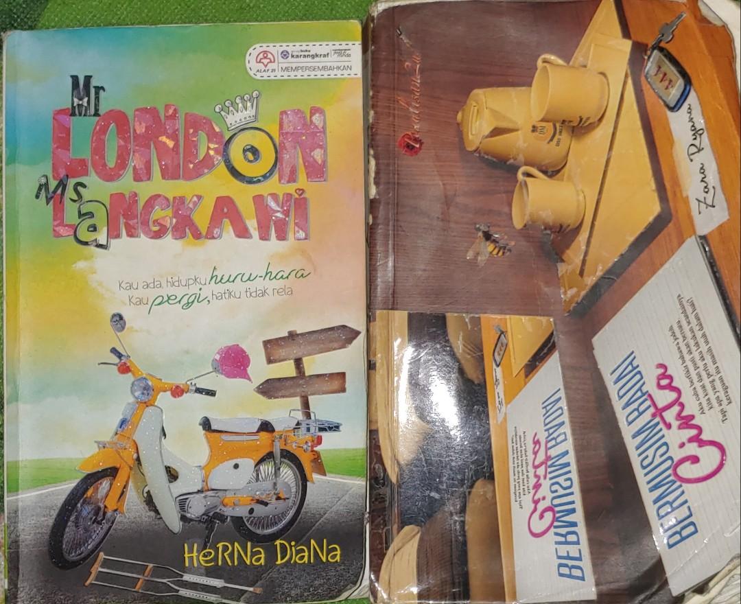 Novel Mr London Ms Langkawi Bermusim Badai Cinta Both Books Stationery Books On Carousell