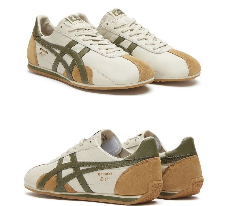 Onitsuka Tiger Runspark in Olive green and Cream. Brand new with tags ...