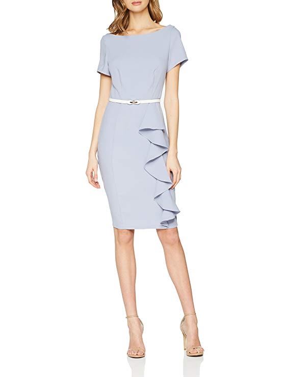 Paper dolls lilac formal dress with belt, Women's Fashion, Dresses