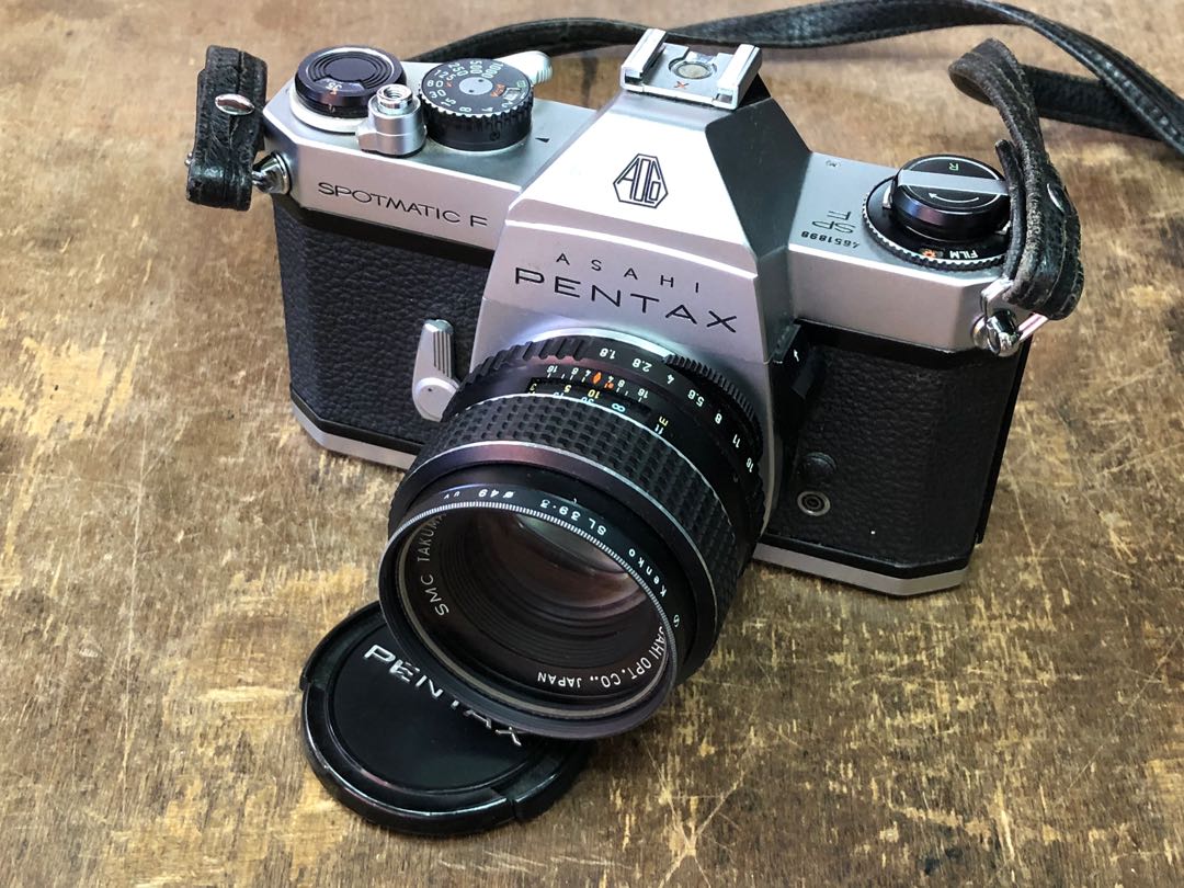 Pentax Spotmatic SP F 連原廠SMC takumar 55mm f1.8標準鏡, 攝影器材 ...