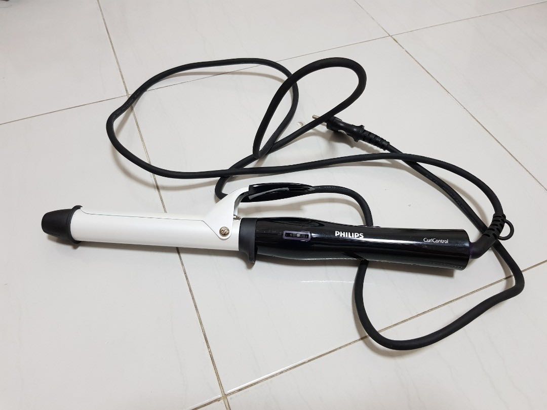Philips curl control curling iron, Beauty & Personal Care, Hair on
