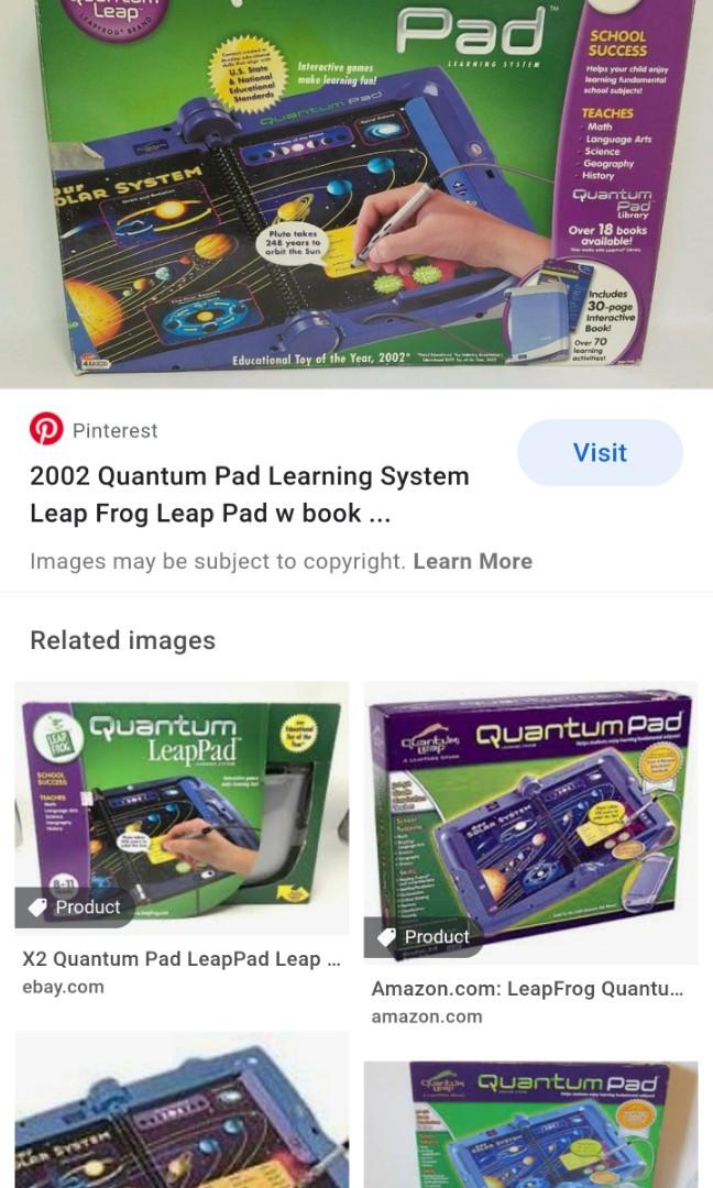 📢Prelove Leapfrog Quantum Pad Learning System, Hobbies & Toys, Toys &  Games on Carousell