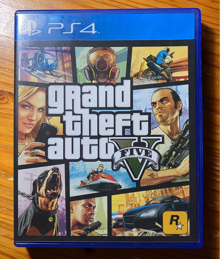 Ps4 Gta V Gta5 遊戲碟 遊戲機 遊戲機遊戲 Playstation Carousell