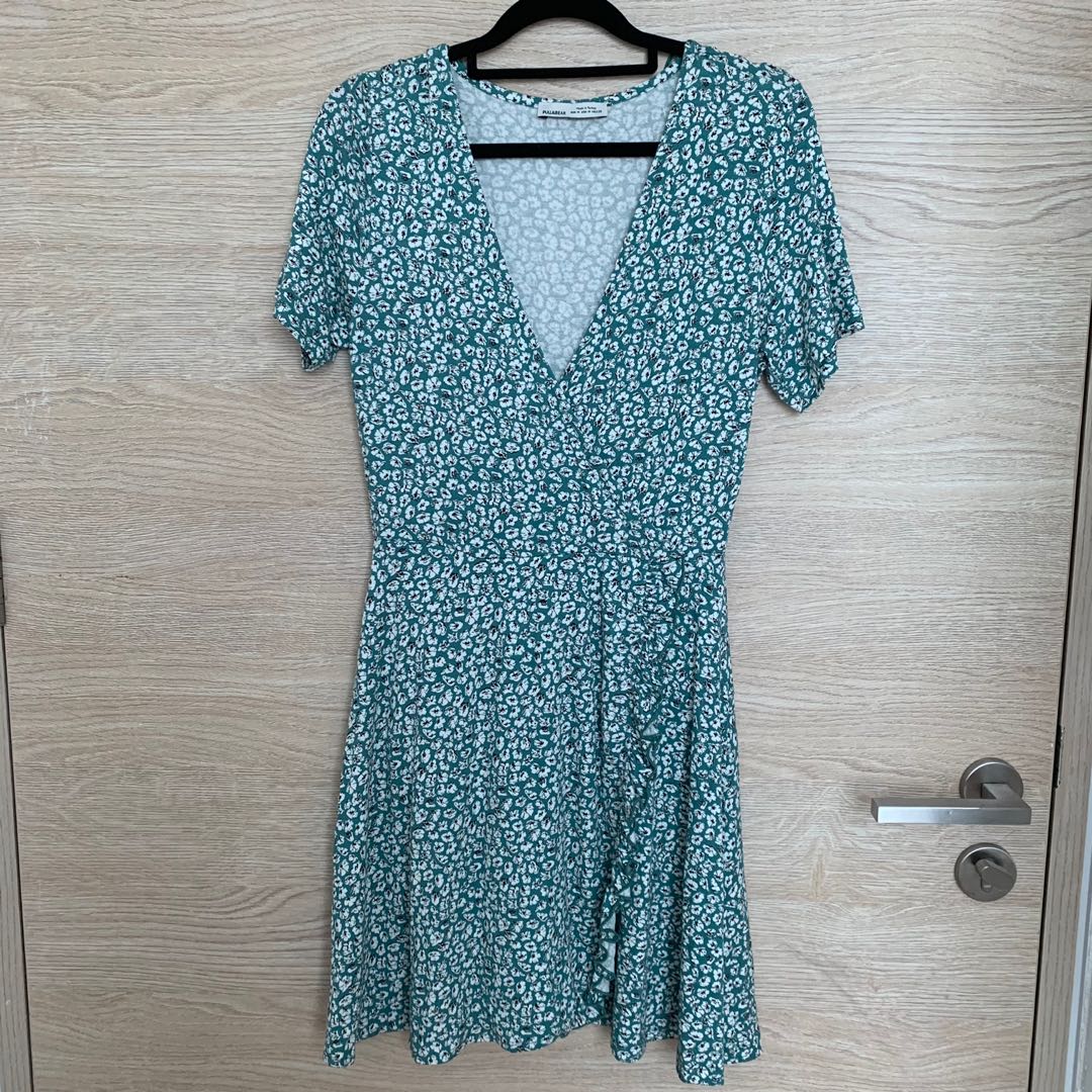 Pull and bear wrap dress new arrivals