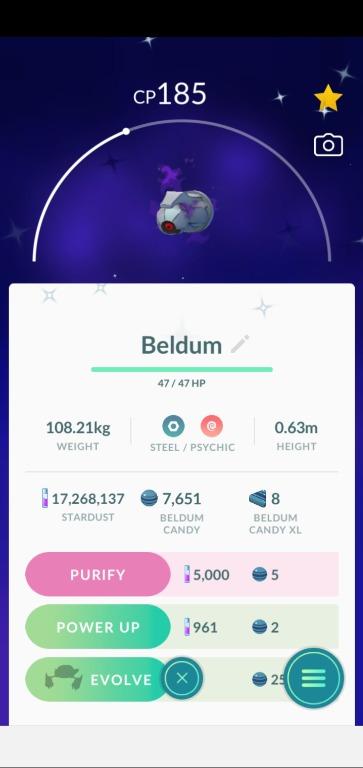 Pokemon Go Shiny Beldum Acc Or Traderead Description Other Collectable Items Collectables Collectables Art