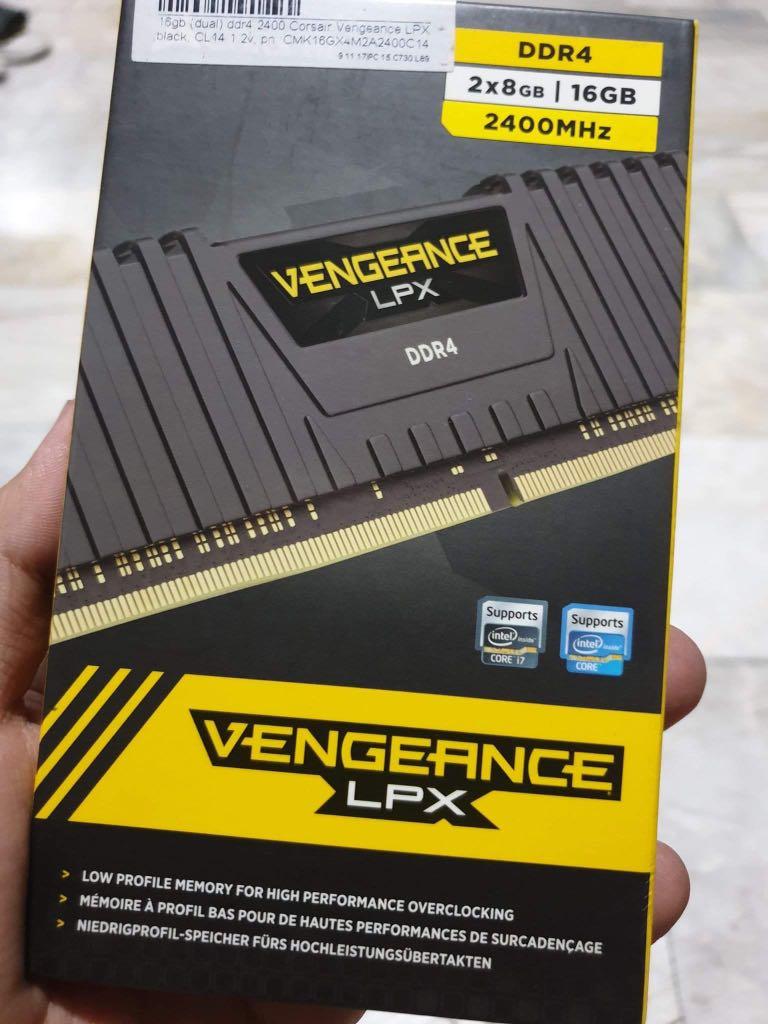 Ram Corsair Vengeance Lpx Ddr4 2x 8gb 2400 Mhz Computers Tech Parts Accessories Computer Parts On Carousell Ram Corsair Vengeance Lpx Ddr4 2x 8gb 2400 Mhz Computers Tech Parts Accessories Computer Parts On Carousell