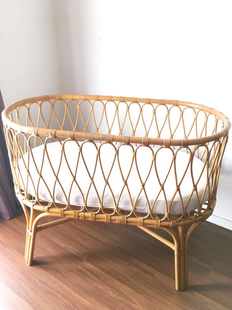 Rattan cot, Babies & Kids, Baby Nursery & Kids Furniture, Cots & Cribs