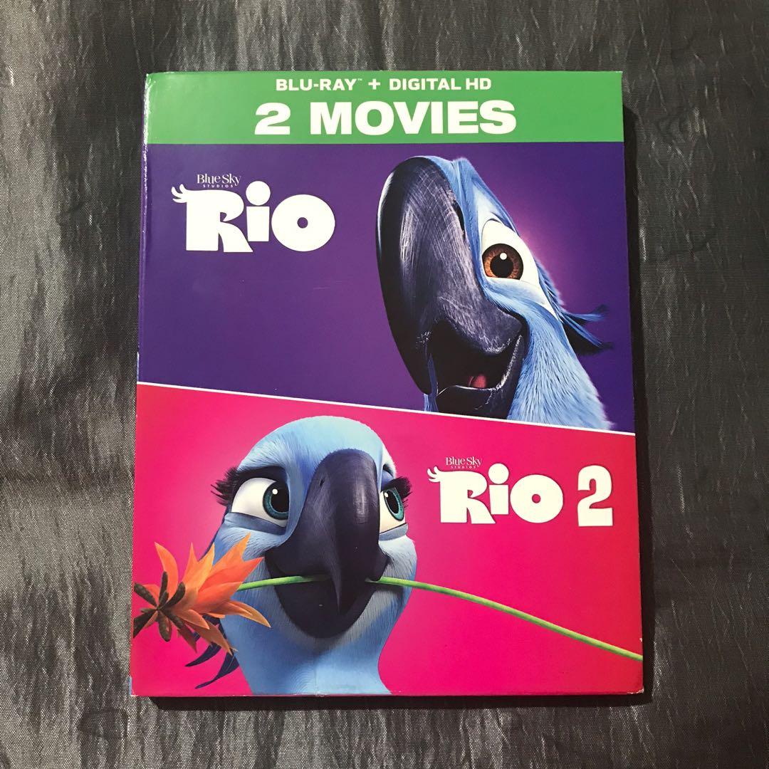 Rio 1 And Rio 2 Blu Ray Movie Collection Cartoon Movies Bluray Blueray Disney Fox Hobbies Toys Music Media Cds Dvds On Carousell