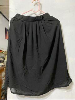 Rok Pendek Sheer Black